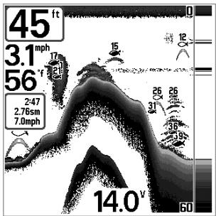 HUMMINBIRD 383C - (Advanced, Sonar view only) - 2