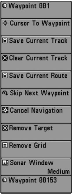 HUMMINBIRD 383C - To Cancel Navigation: - 1