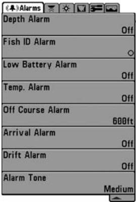 HUMMINBIRD 383C - To Clear Map Offset: - 1