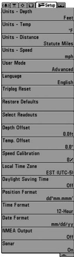 HUMMINBIRD 383C - To change the Alarm Tone setting: - 1