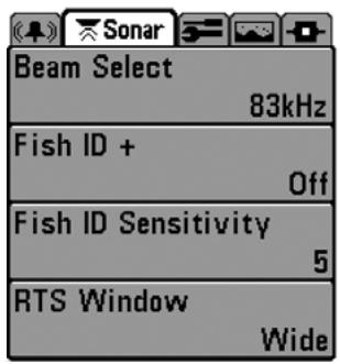 HUMMINBIRD 747C - The Menu System - 3