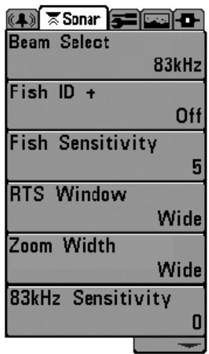 HUMMINBIRD 747C - The Menu System - 4