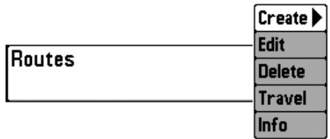 HUMMINBIRD 787C2 - To view the Routes Submenu: - 1