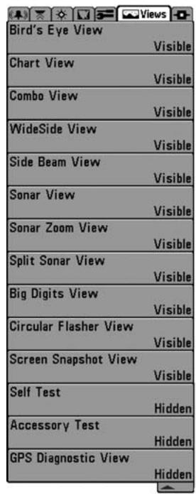 HUMMINBIRD 787C2 - To turn Sonar on or off: - 1