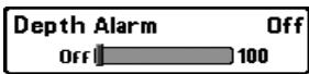 HUMMINBIRD 787C2 - Alarms Menu Tab - 1