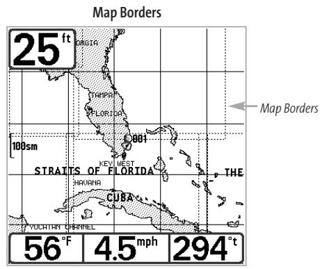 HUMMINBIRD 787C2 - Map Borders - 1