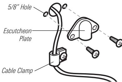 HUMMINBIRD 997C SI COMBO - Routing the Cable - 1