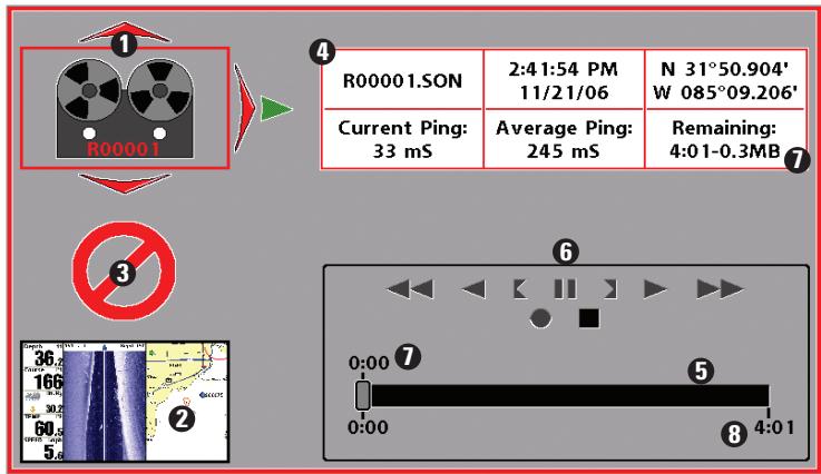HUMMINBIRD 997C SI COMBO - Snapshot and Recording View - 1