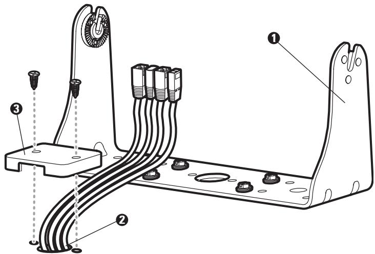 HUMMINBIRD 997C SI COMBO - Gimbal Mounting the Control Head - 5