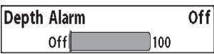 HUMMINBIRD 997C SI COMBO - Alarms Menu Tab - 1