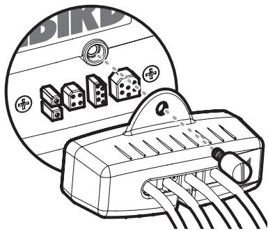 HUMMINBIRD 997C SI COMBO - Plug Cable Connector Assembly to Back of Control Head - 1