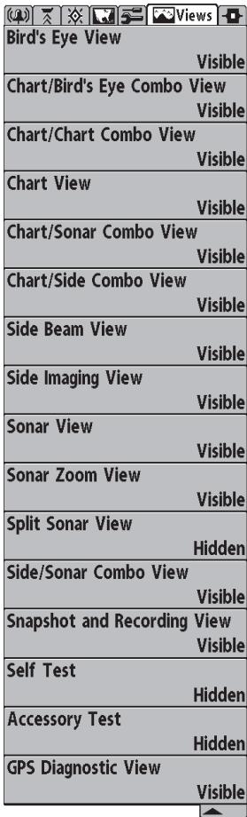 HUMMINBIRD 997C SI COMBO - To turn Sonar on or off: - 1