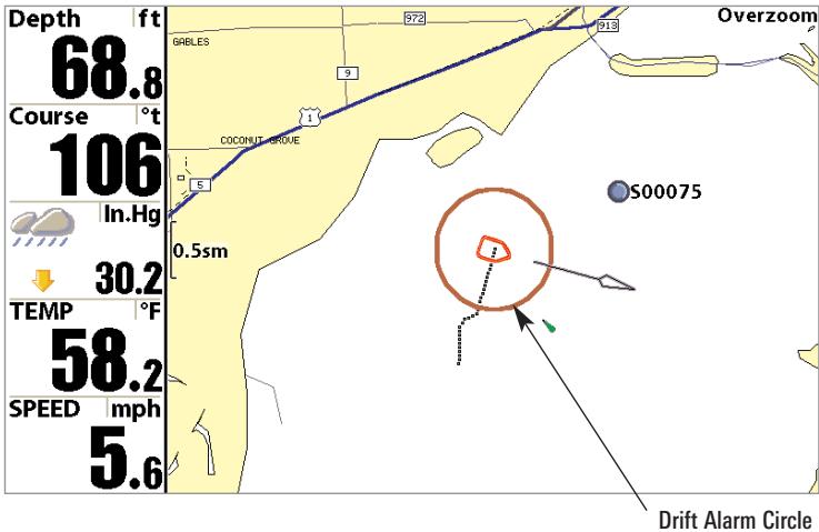 HUMMINBIRD 997C SI COMBO - To change the Arrival Alarm setting: - 1
