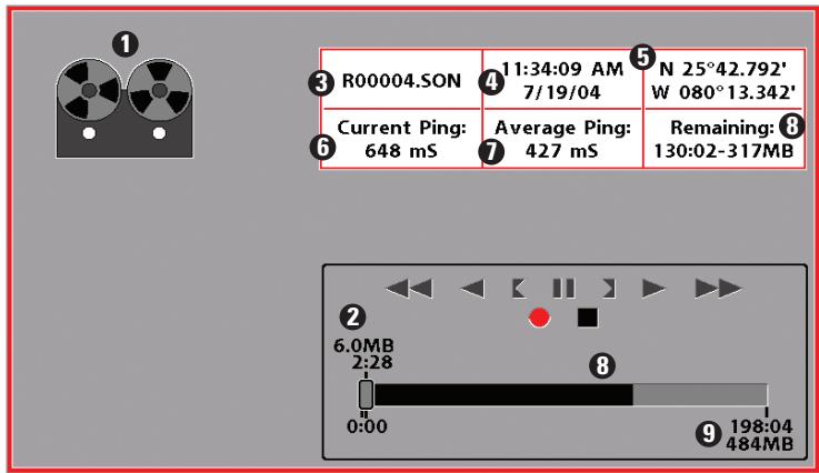 HUMMINBIRD 997C SI COMBO - Recording Slider Bar - 1