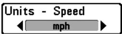HUMMINBIRD 717 - To change the Units - Distance setting: - 1