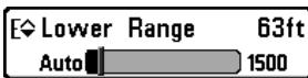 HUMMINBIRD 717 - To adjust the Upper Range: - 1