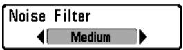 HUMMINBIRD 717 - To change the Surface Clutter setting: - 1