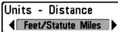 HUMMINBIRD 717 - To change the Units - Temp setting: - 1