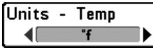 HUMMINBIRD 717 - To change the Units - Depth setting: - 1