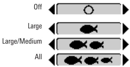 HUMMINBIRD 717 - To change the Fish ID Alarm setting: - 1