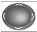 HUMMINBIRD 717 - MENU Key - 1