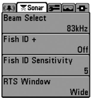 HUMMINBIRD 717 - The Menu System - 3