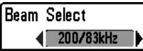 HUMMINBIRD 717 - Sonar Menu Tab - 1