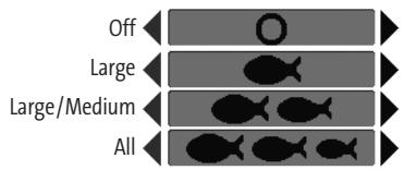 HUMMINBIRD 931C DF - To change the Fish ID Alarm setting: - 1