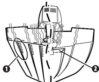 HUMMINBIRD 931C DF - INSIDE THE HULL TRANSDUCER INSTALLATION - 2