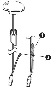 HUMMINBIRD 931C DF - STEM MOUNTING WITH AN EXISTING 1" - 14 THREAD STEM - 2
