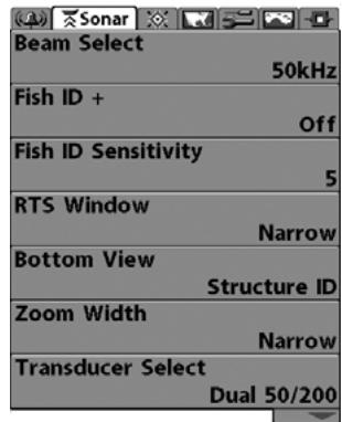 HUMMINBIRD 931C DF - THE MENU SYSTEM - 3