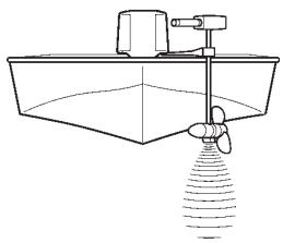HUMMINBIRD 931C DF - TROLLING MOTOR TRANSDUCER INSTALLATION - 1