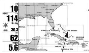 HUMMINBIRD 931C DF - MAP BORDERS - 1