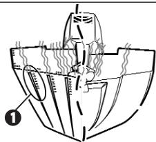 HUMMINBIRD 931C DF - TRANSOM TRANSDUCER INSTALLATION - 1