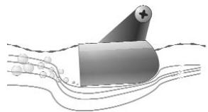 HUMMINBIRD 931C DF - To adjust the running position of the transducer (Dual frequency units): - 1
