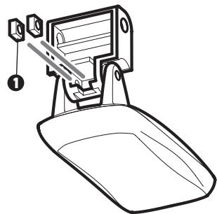 HUMMINBIRD 931C DF - To attach the pivot to the transducer (Dual frequency unit): - 1
