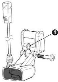 HUMMINBIRD 931C DF - To attach the pivot to the transducer (Single frequency unit): - 2