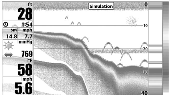 HUMMINBIRD 931C DF - SIMULATOR - 1