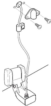HUMMINBIRD 931C DF - To route the transom transducer cable (all transducers): - 1