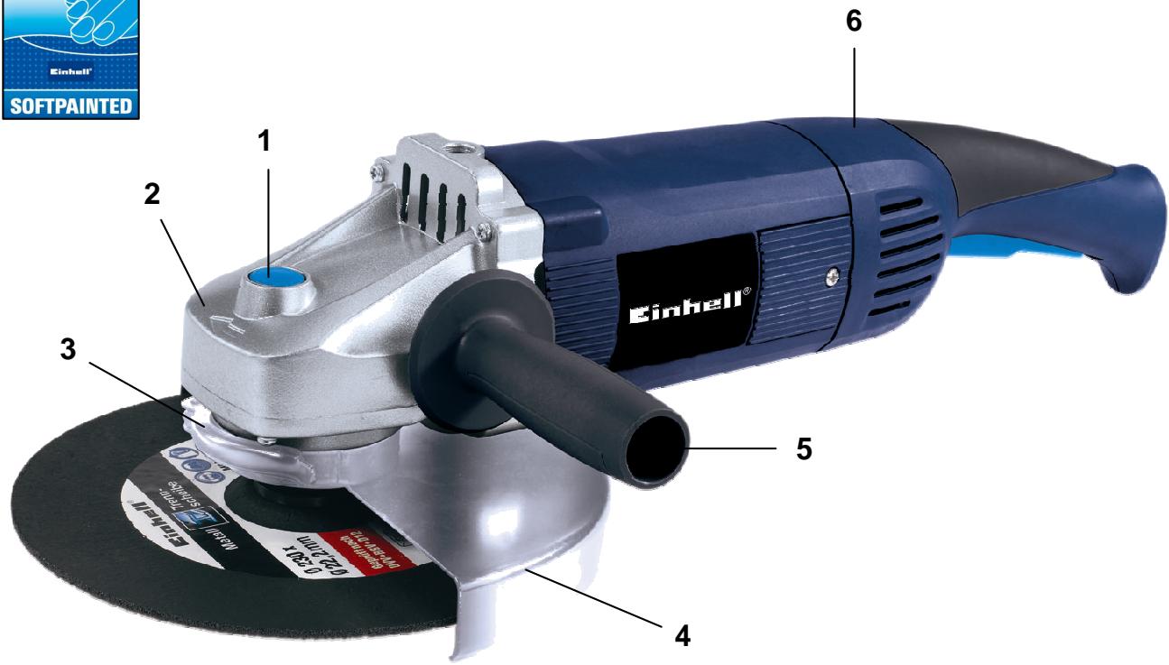 EINHELL BT-AG 2350 - Accessoire livré en série : - 2