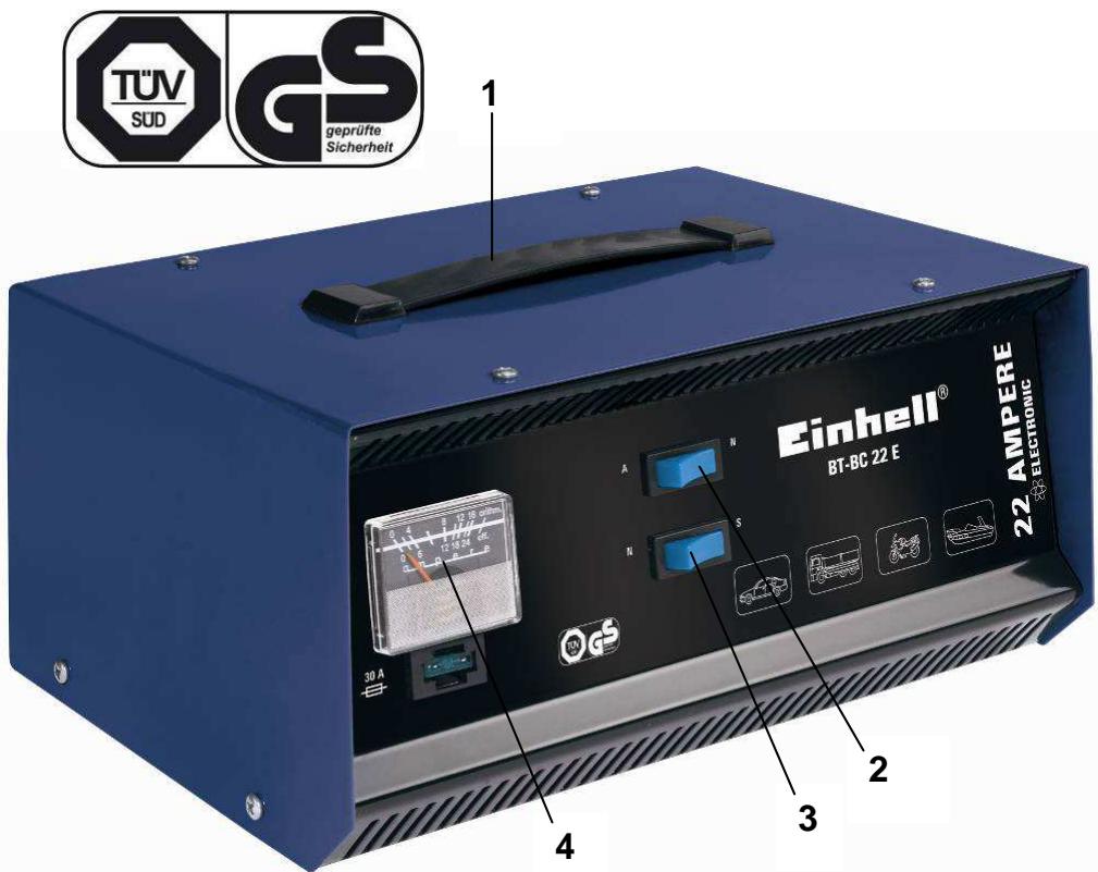 EINHELL BT-BC 22 E - Technical data - 2