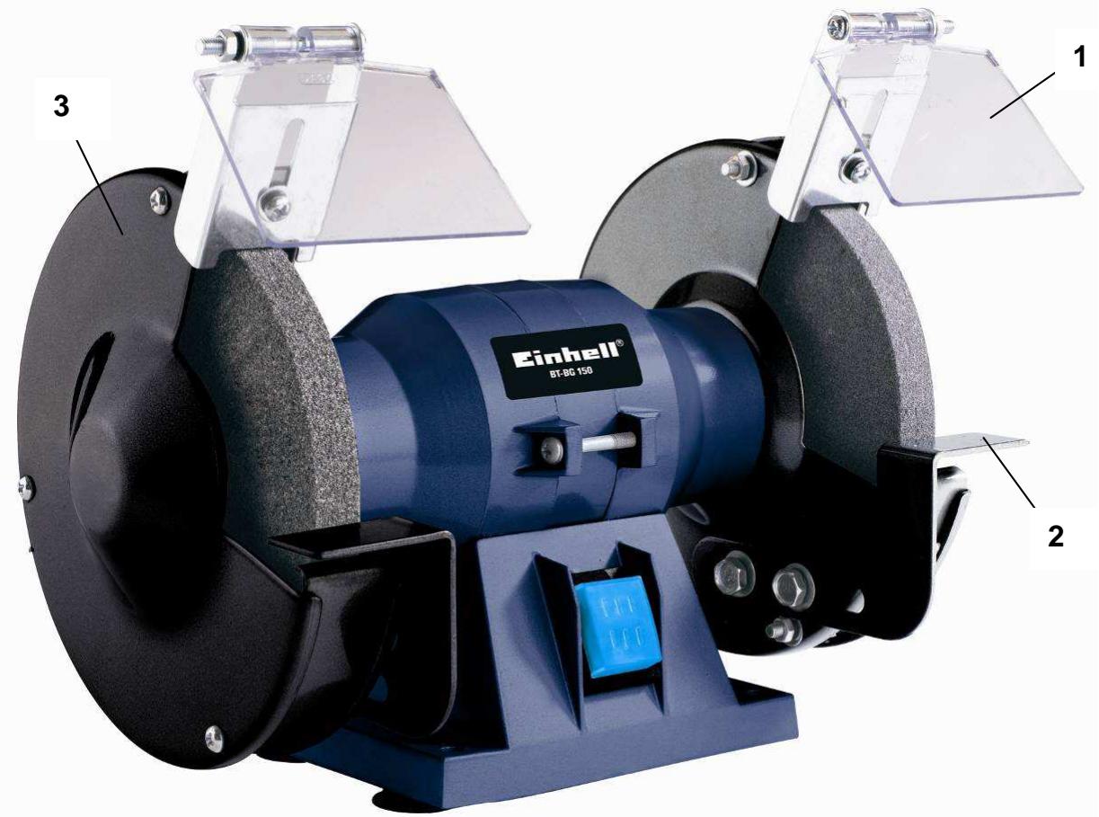 EINHELL BT-BG 150 - Données techniques : - 1