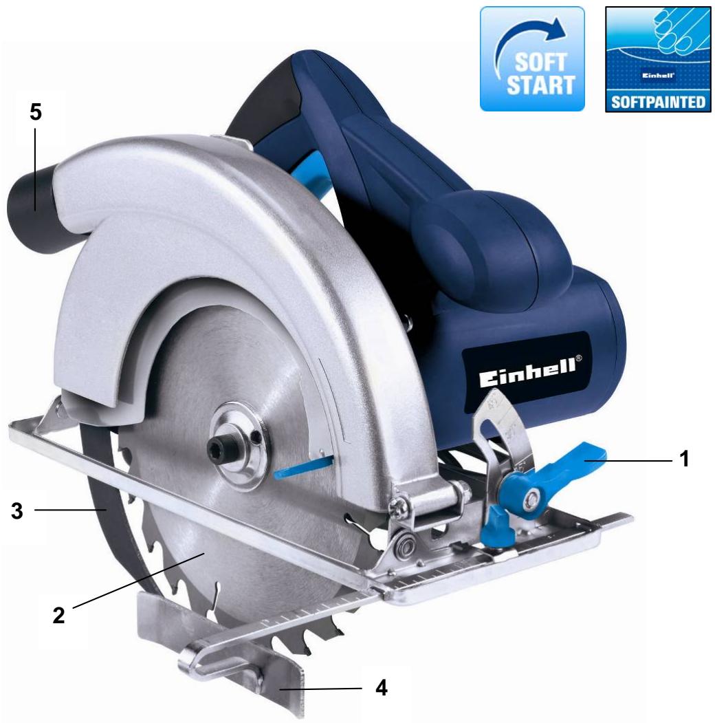 EINHELL BT-CS 1400 - Technical Data - 1