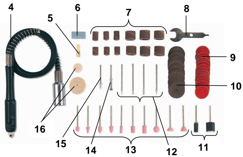 EINHELL BT-MG 160 KIT - Données techniques : - 5