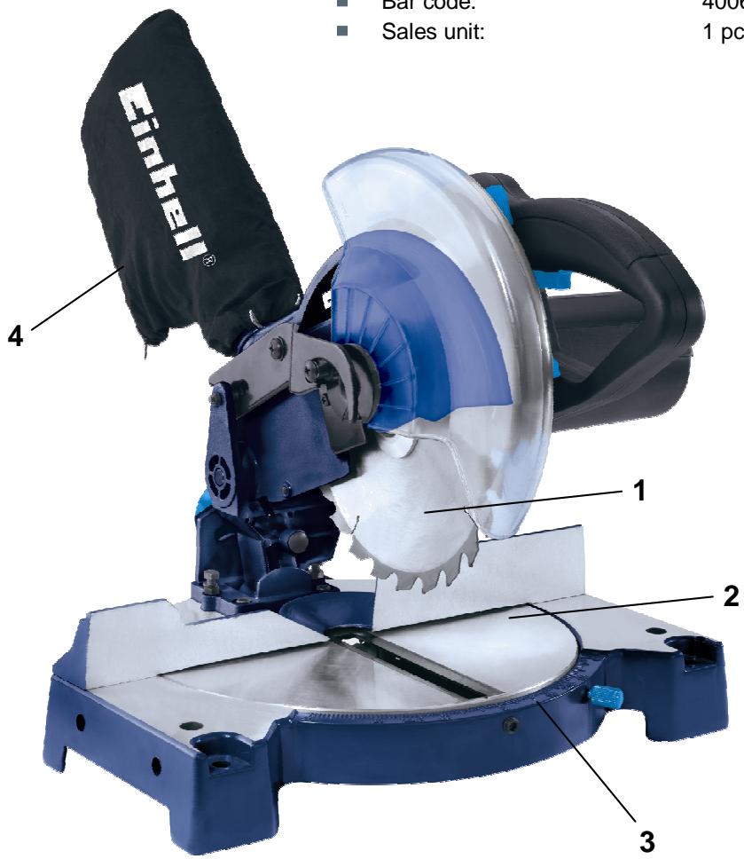 EINHELL BT-MS 210 - Technical Data - 1