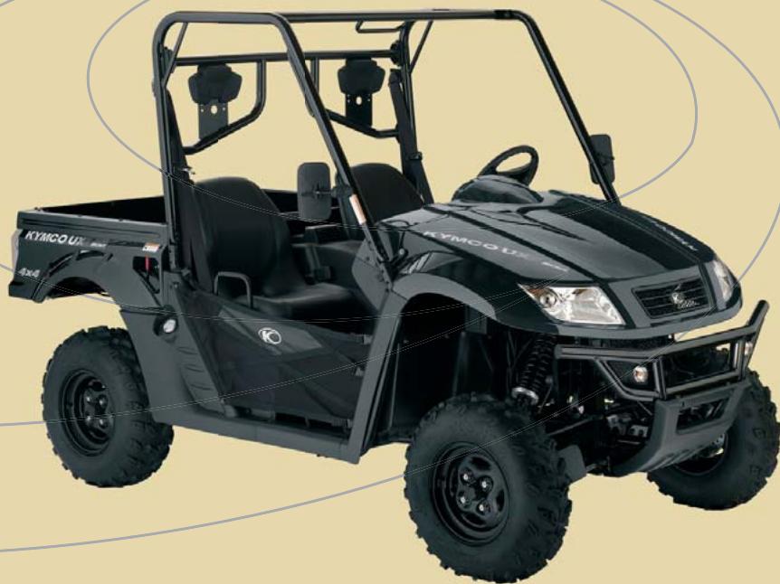 KYMCO 500 UXV 4X4 - TECHNICAL SPECIFICATIONS - 1