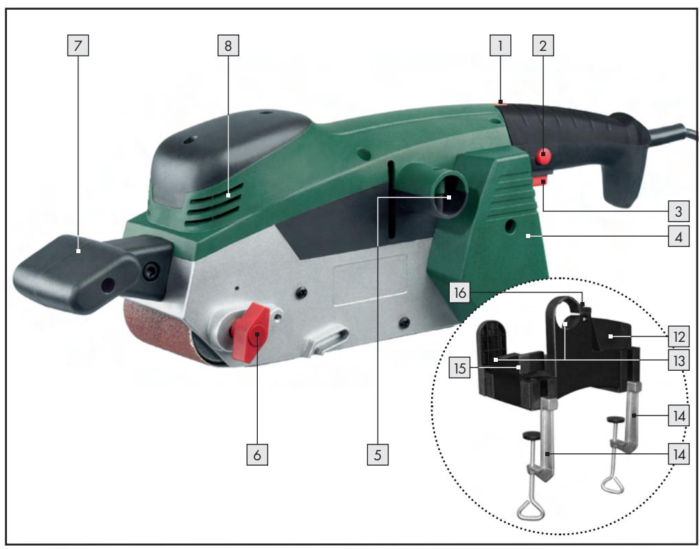 PARKSIDE KH 3020 BELT SANDER - 1