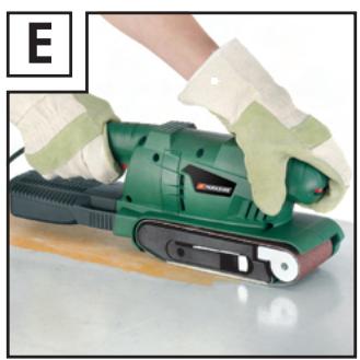 PARKSIDE KH 3032 BELT SANDER 600 WATT - DE AT CH - 6