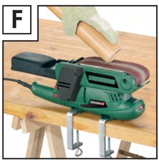 PARKSIDE KH 3032 BELT SANDER 600 WATT - DE AT CH - 7