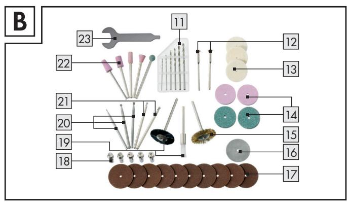 PARKSIDE KH 3037 MODELLING AND ENGRAVING SET - GB IE CY - 3